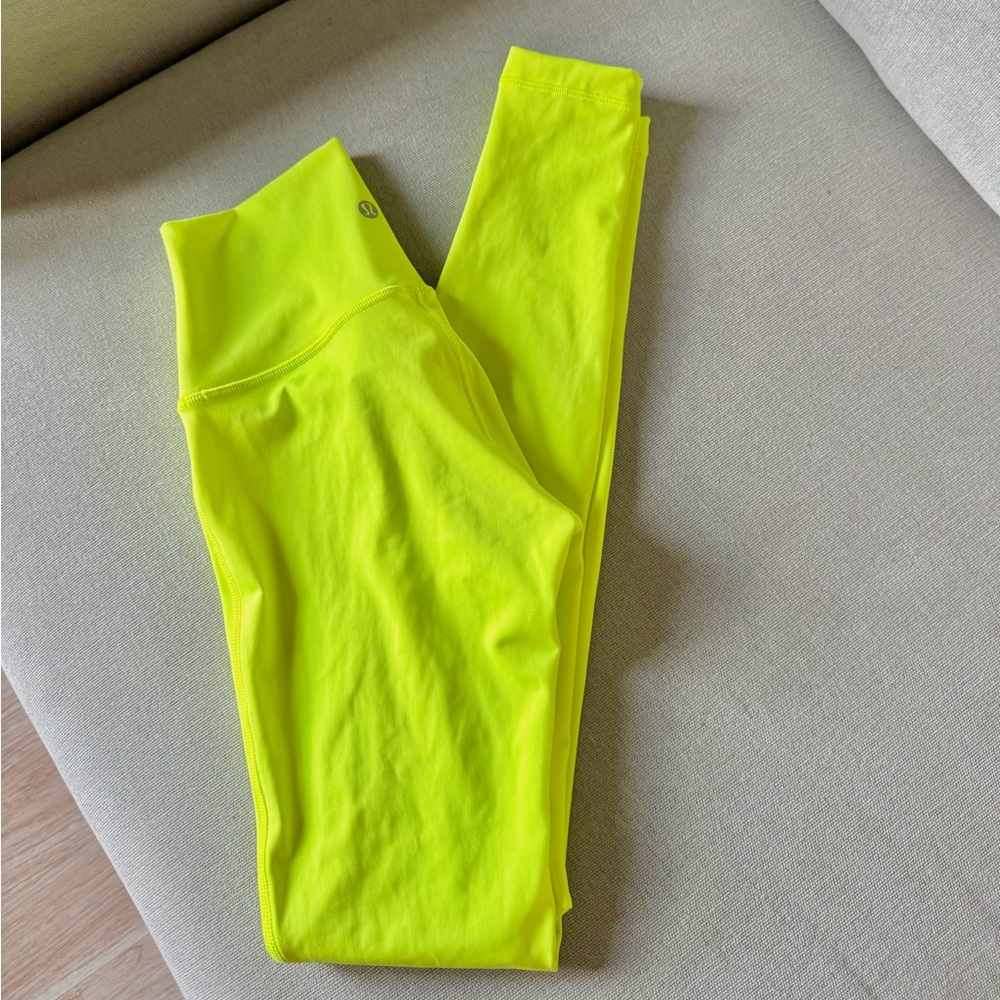 🥎Lululemon wunder under Highlight yellow 🥎